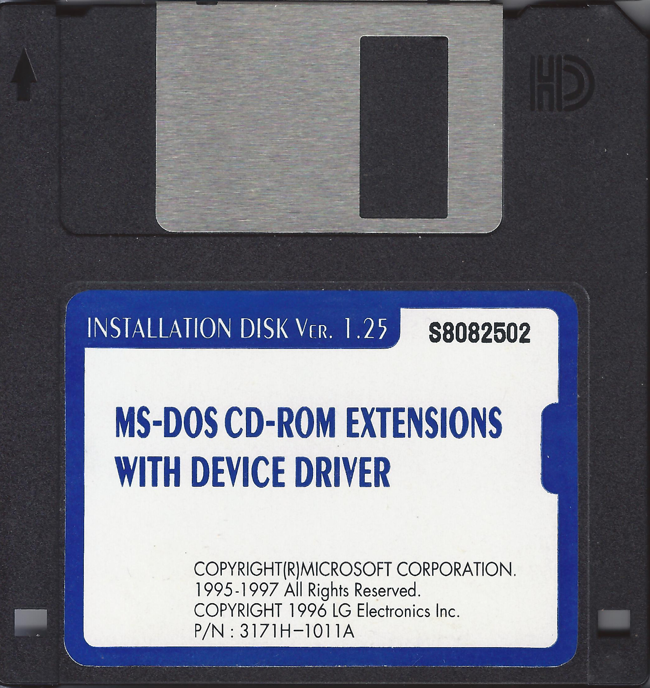 MSDOS CDROM Extensions With Device Driver Free Download, Borrow